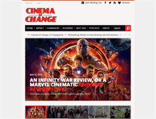 Tablet Screenshot of cinemaofchange.com
